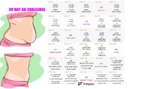 provocarea în greutate de 30 de zile pentru începători